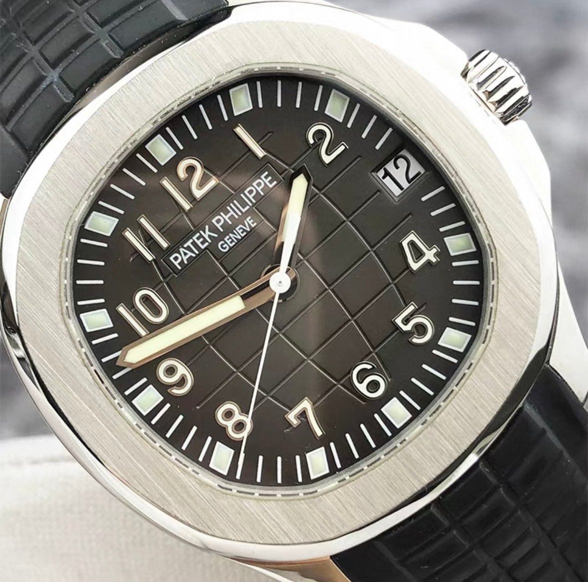 1.SPECHT &SOHNE Men's Fully Automatic Mechanical Watch, Fully Automatic Grenade 5167, Same Style as Calendar Luminous Sporty High-end Fashionable Men's Watch, Black [New Version Upgraded with Adjustable Pin Buckle]