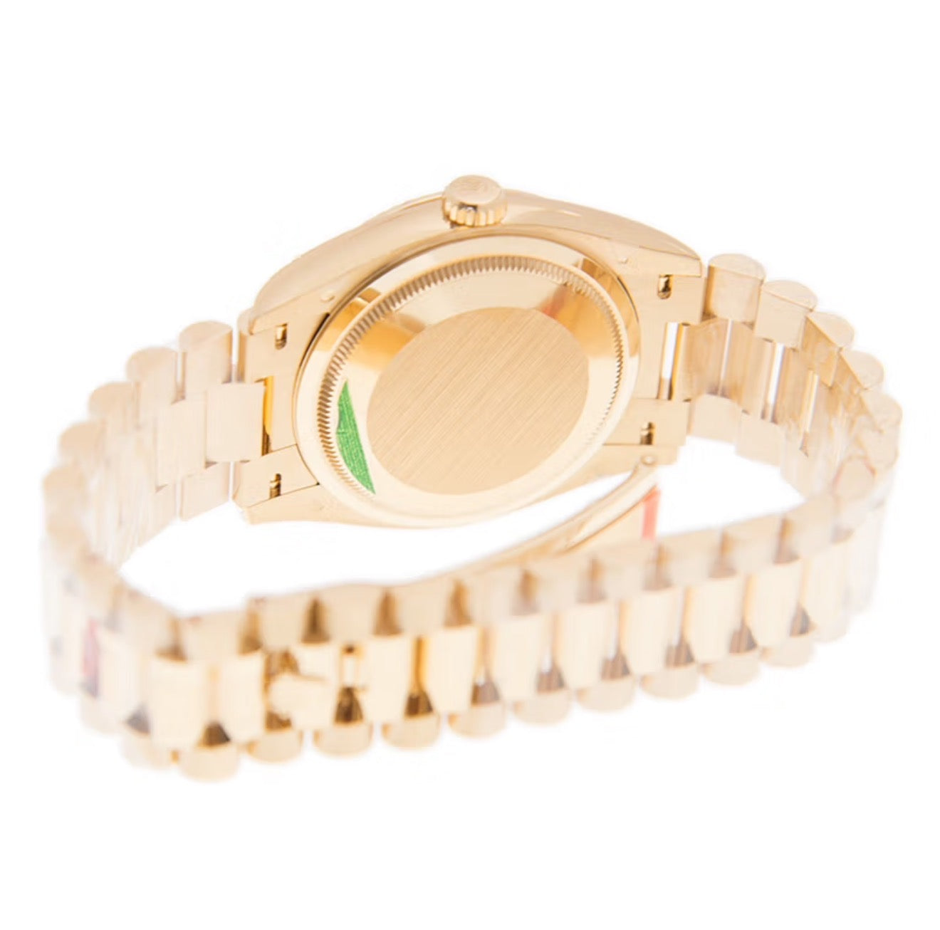 22.Rolex Week Calendar Series 36mm Automatic Mechanical Watch Made of Gold Material