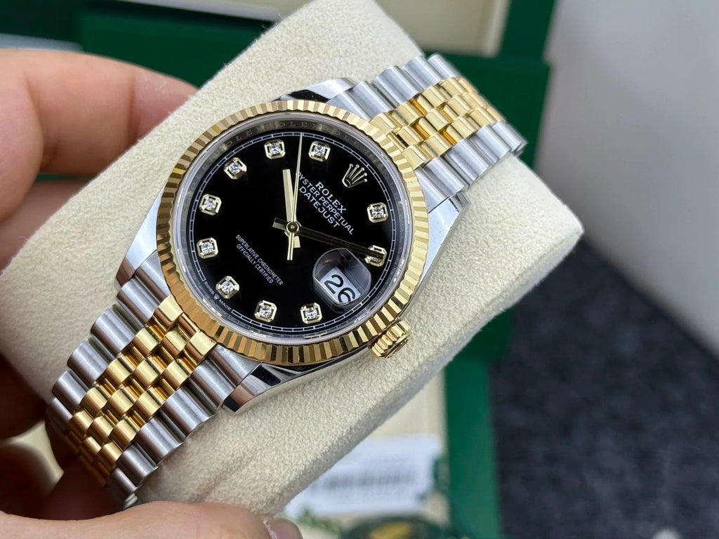 25.Rolex Men's Logbook Series Automatic Mechanical Watch Diameter 36mm Date Display Formal Business Watch