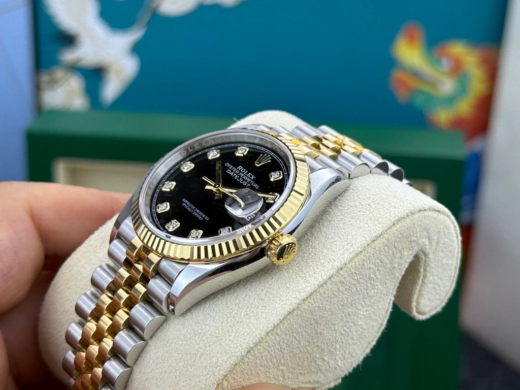 25.Rolex Men's Logbook Series Automatic Mechanical Watch Diameter 36mm Date Display Formal Business Watch