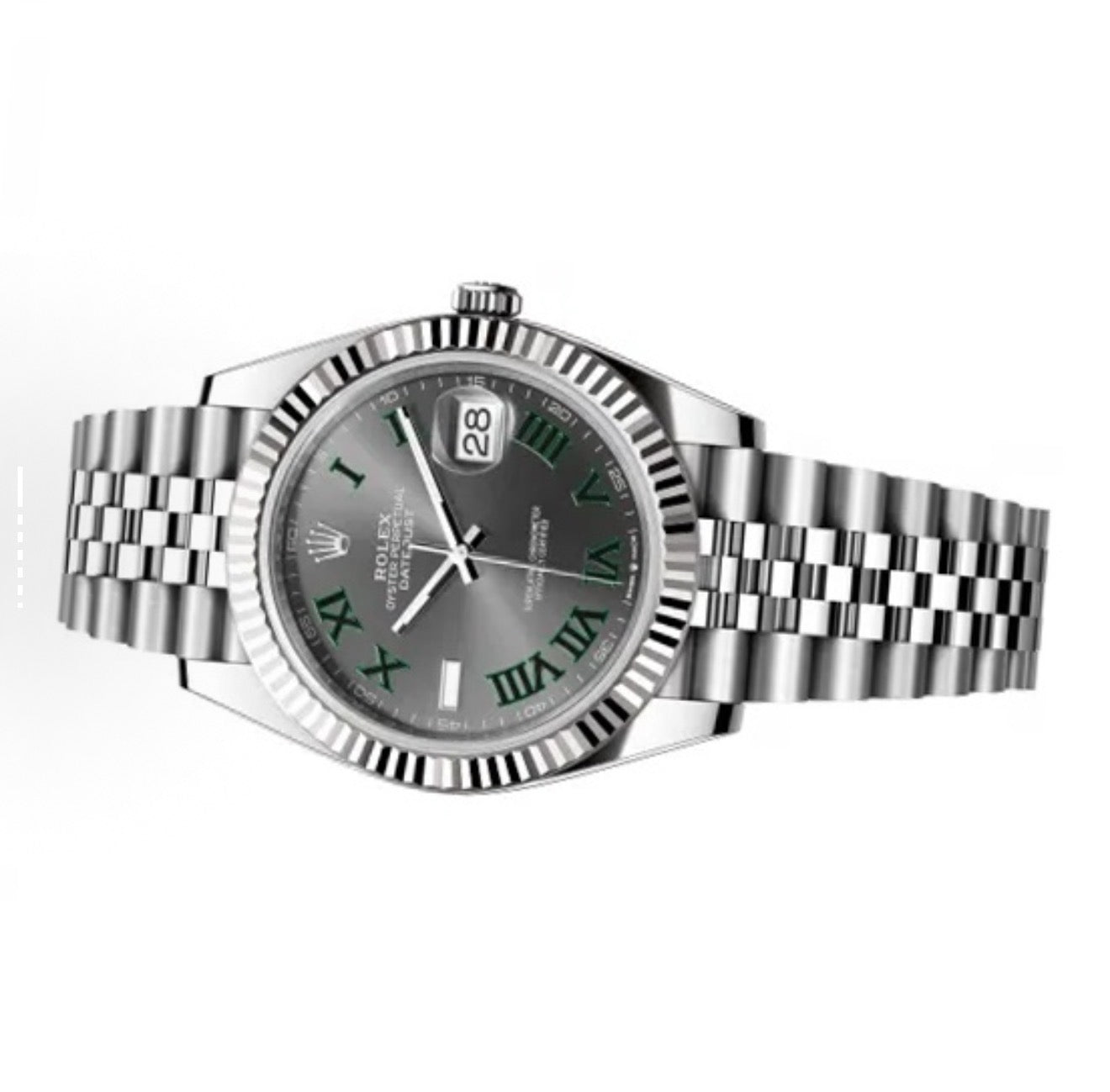 35.Rolex Logbook Series 36mm Automatic Mechanical Steel Strip Neutral Women's Watch