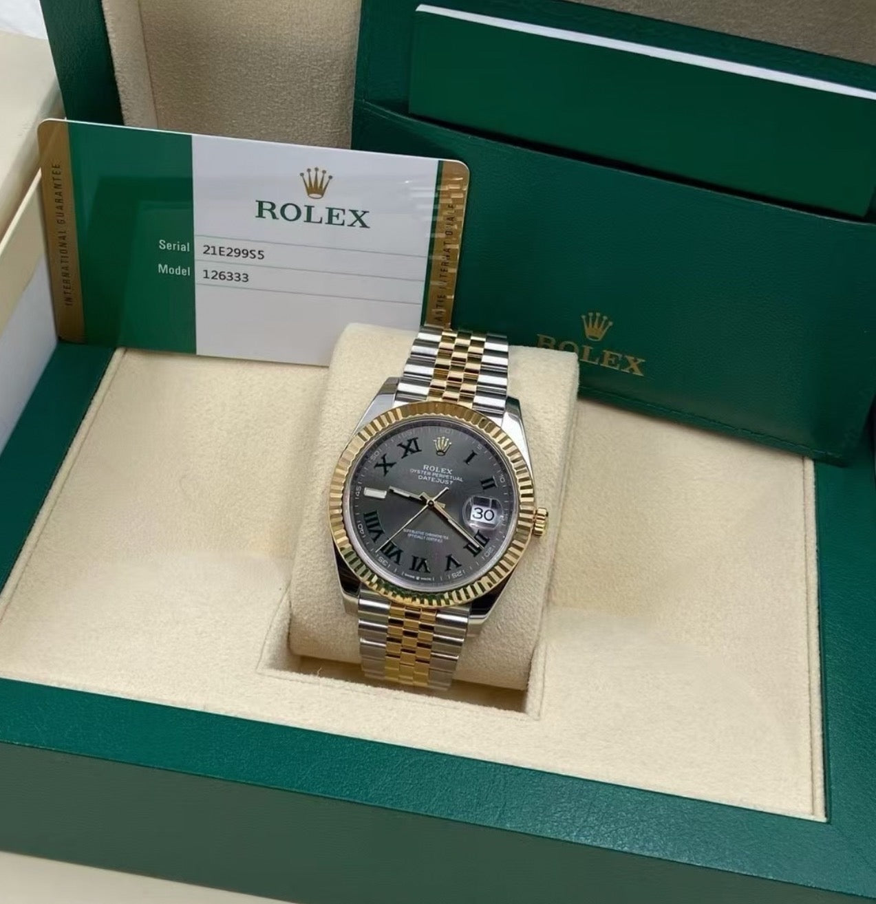 40.Swiss Watch Logroom 18K Gold Automatic Mechanical Watch for Men