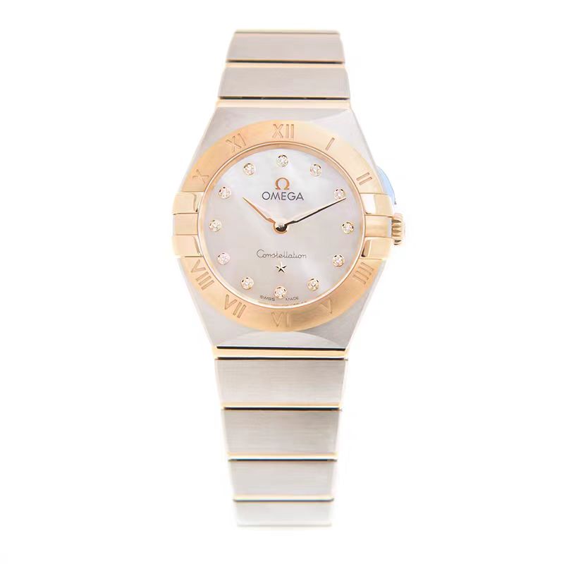 48 OMEGA Constellation Manhattan Two-Tone Quartz Women's Watch