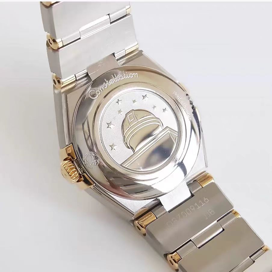 48 OMEGA Constellation Manhattan Two-Tone Quartz Women's Watch