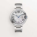 51 Cartier Ballon Bleu Quartz and Mechanical Watch Stainless Steel Wristwatch