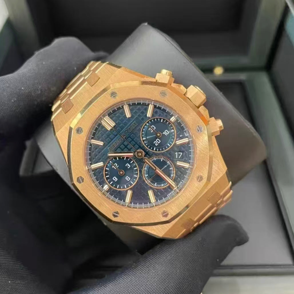 56 AP Audemars Piguet Royal Oak 41mm Rose Gold Automatic Waterproof Men's Watch