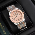 58 Audemars Piguet Royal Oak Rose Gold 34mm Swiss Women's Watch