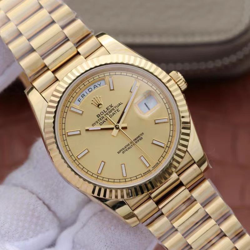 64 Rolex Day-Date Automatic Mechanical Steel Band Men's Watch