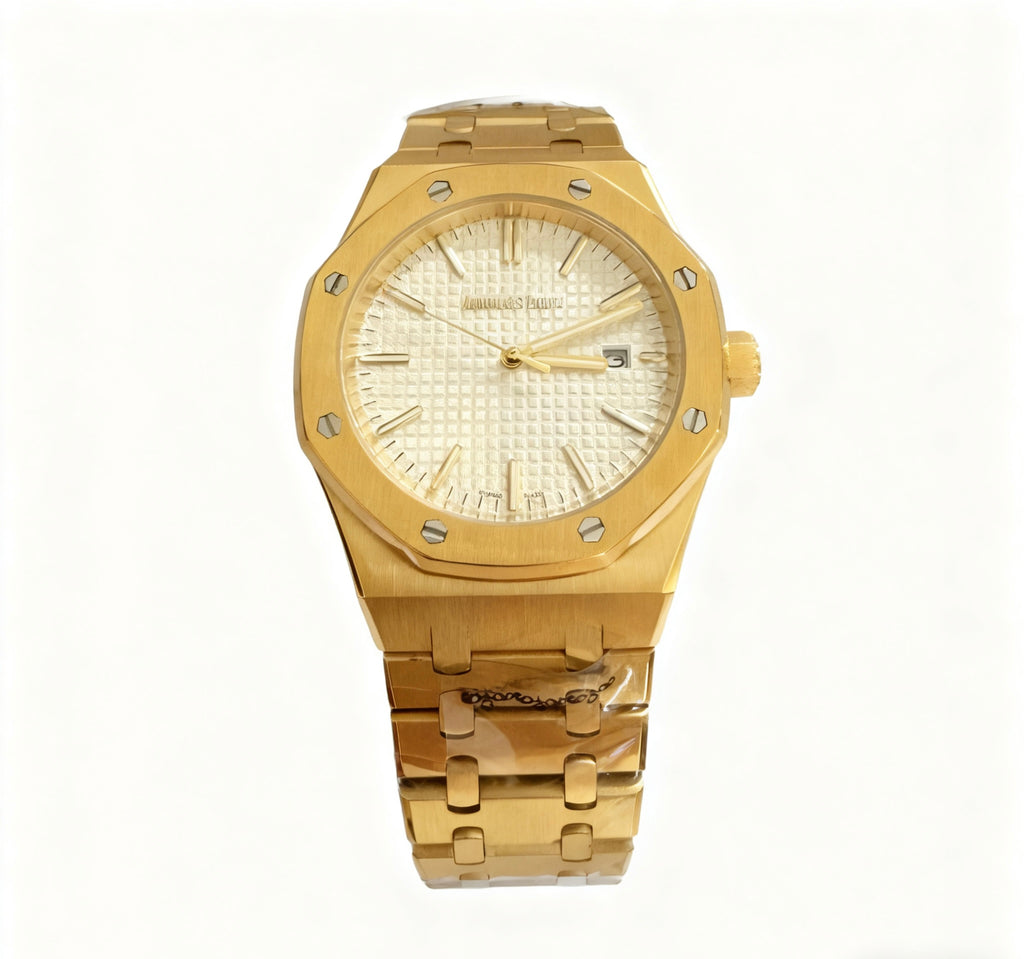 9.Simple and stylish oak sport large dial royal luminous calendar waterproof men's watch