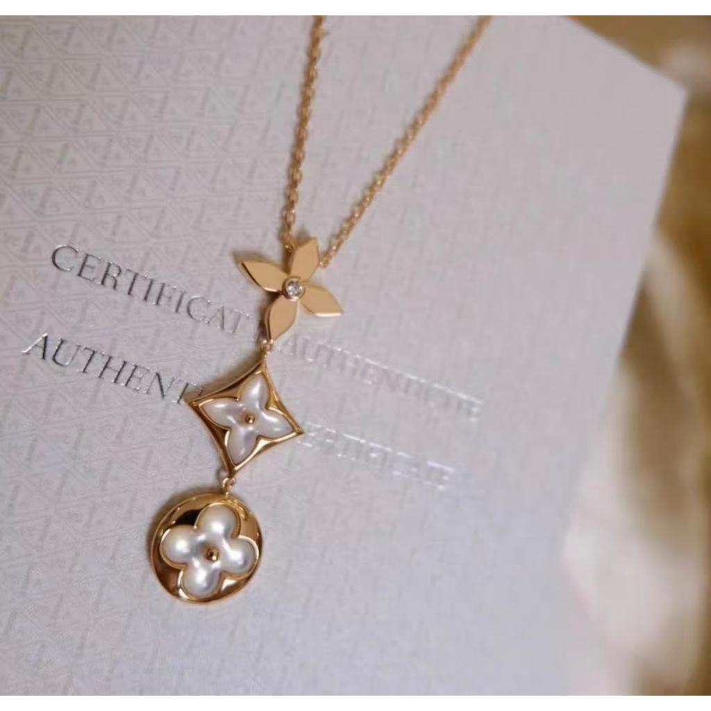 07 new white mother, explosive, three-flower hanging model, low-end luxury